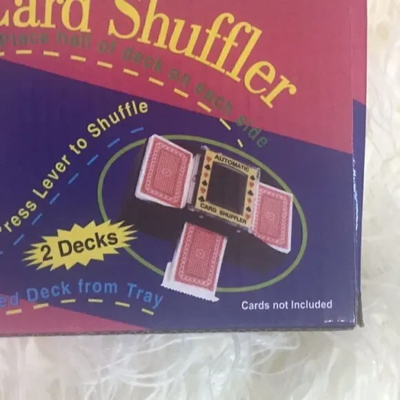 NEW STOCK 2 deck capacity card shuffler, battery operated - Picture 6 of 8